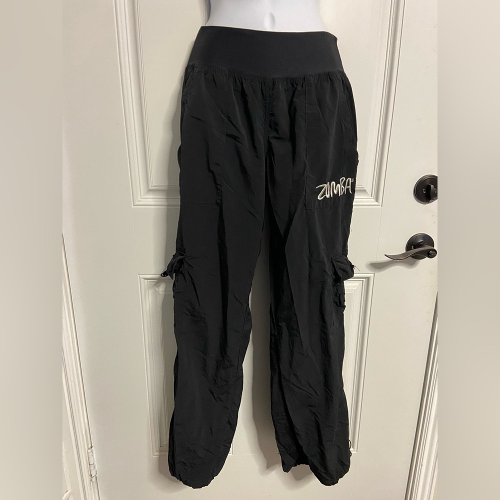 T8- Zumba Black Cargo Dance Pants